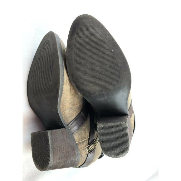 steve madden paiva brown leather western wear boot - Picture 7 of 9